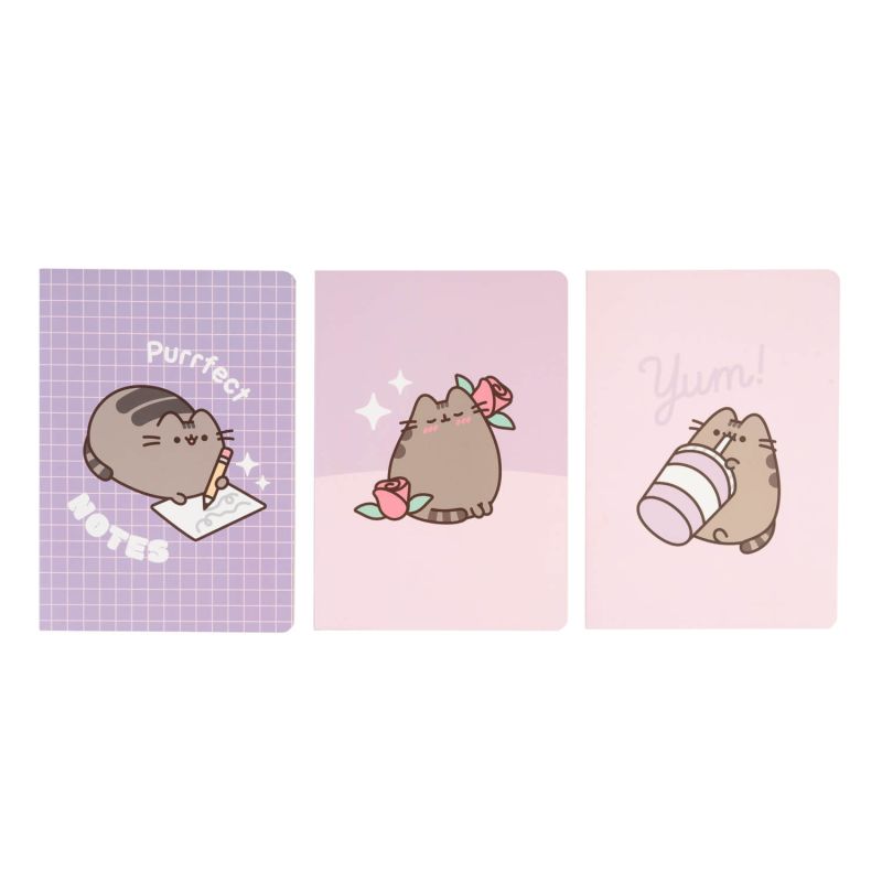 Pusheen Moments Pack Of 3 A5 Notebooks