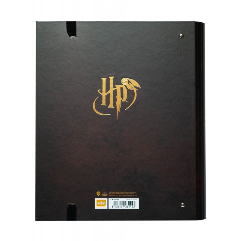 Premium 4 Ring Binder File Folder Harry Potter