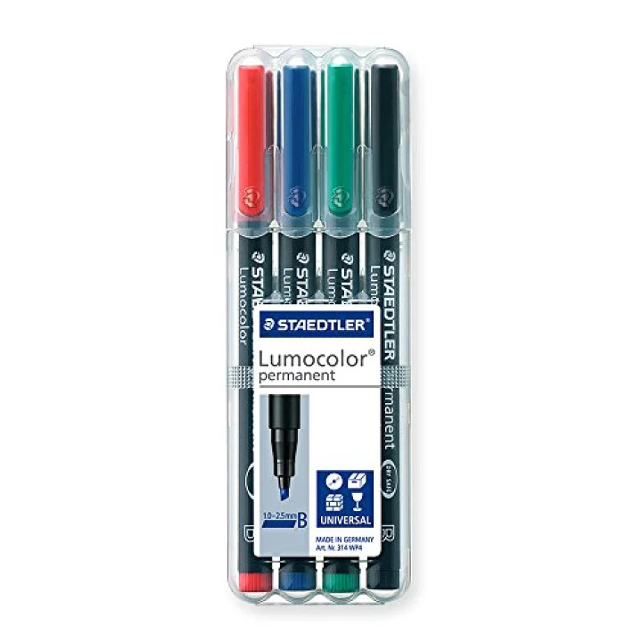 Lumocolor Ohp Perman. Pak=4Col