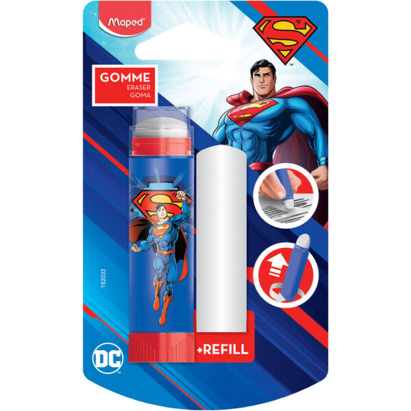 Eraser Superman+Refil Bls=1Pc