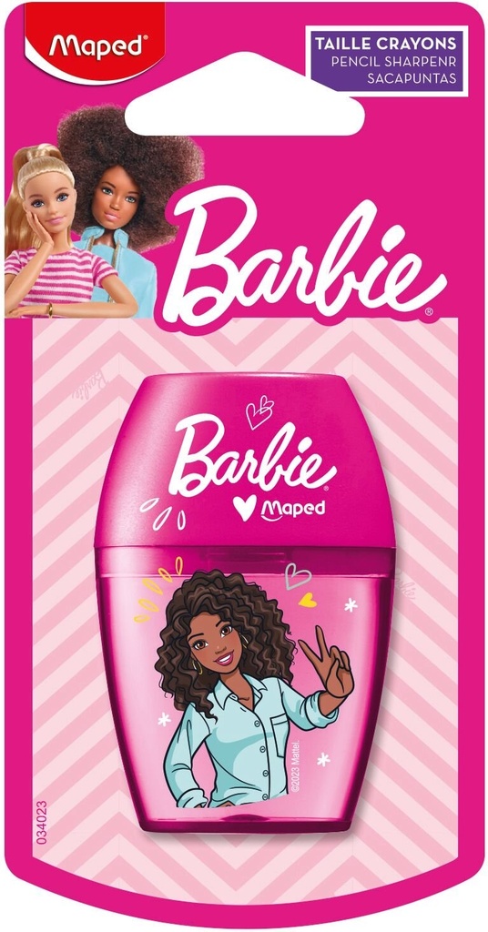 Sharpener 1H Shaker Barbie Bls=1 Ea