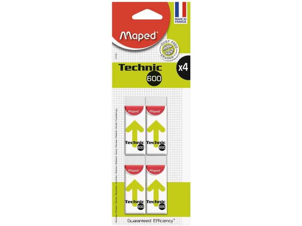 Eraser Technic 600 Bls=4Pcs