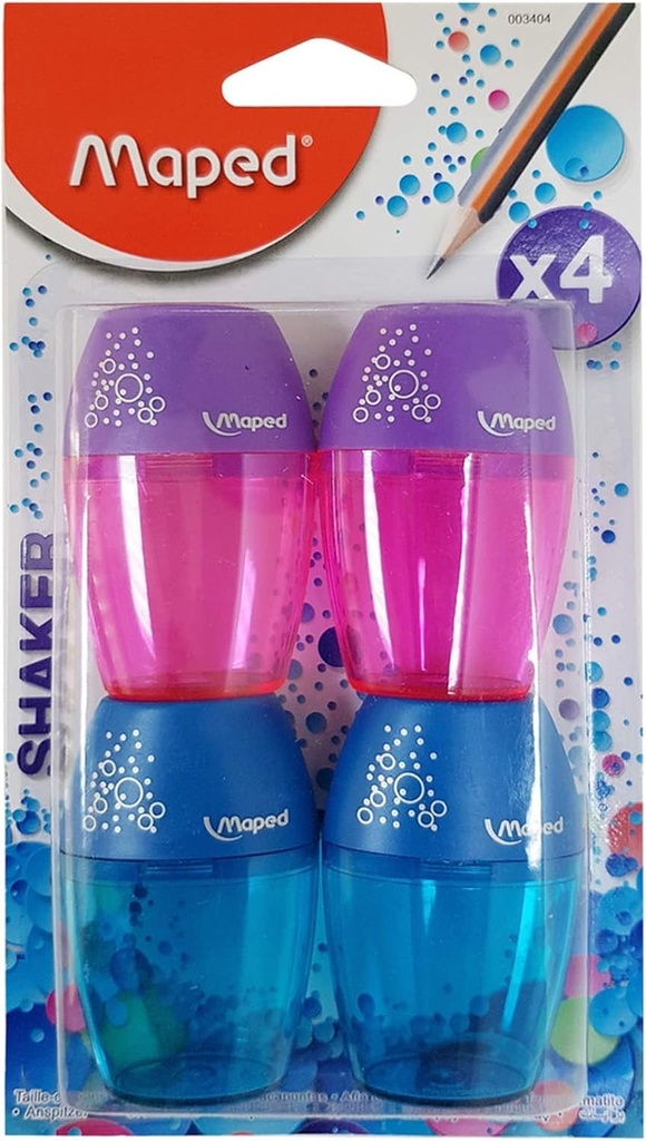 Sharpener 1Hole Shaker Bls=4Pcs