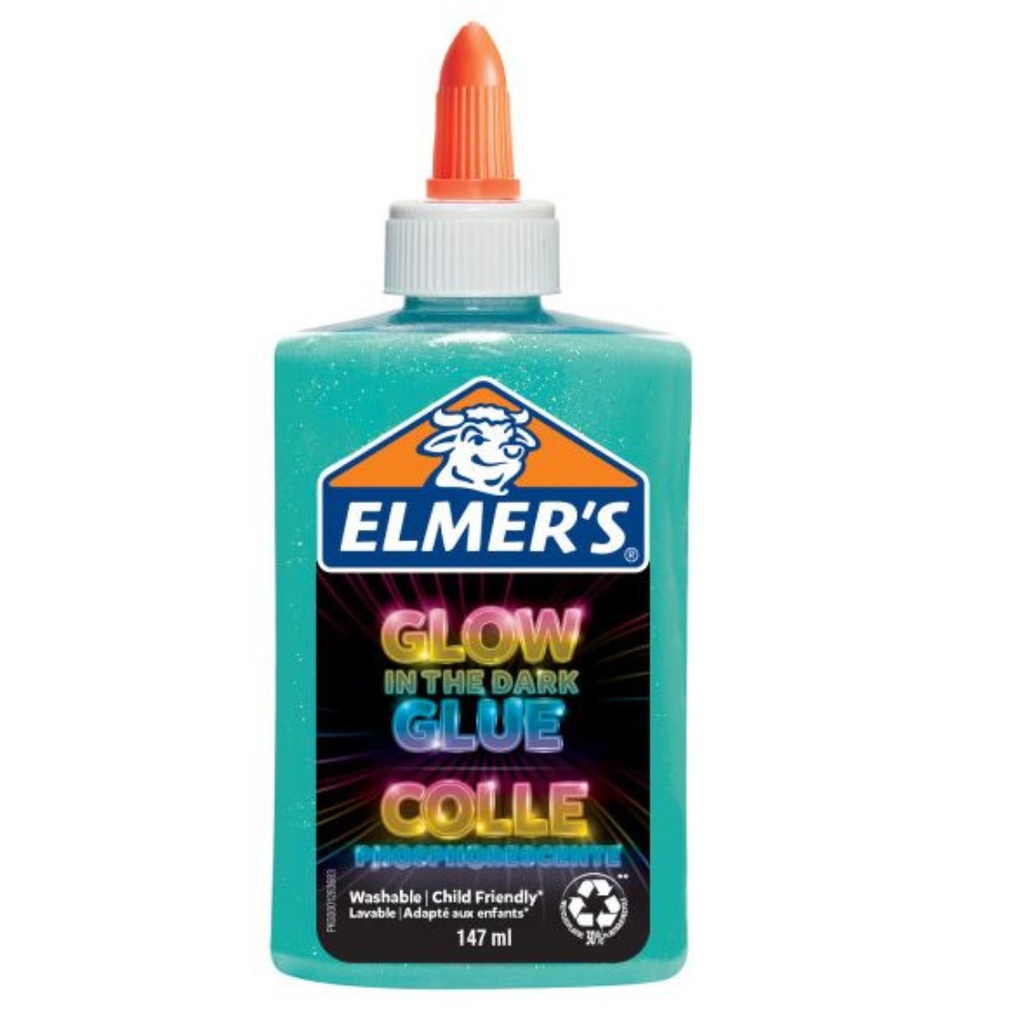 Elmer'S Liquid Glue Glow Blue 147 Ml