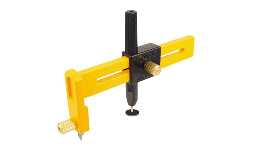 Cutter Compass Knife, 1 Cm Up 15Cm  Ol-Cmp-1, Black/Yellow