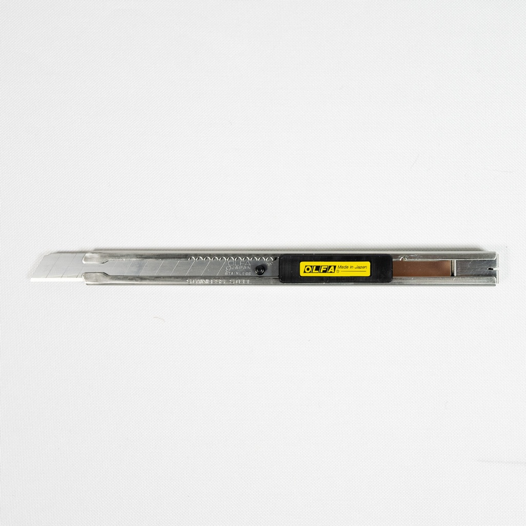 Cutter Knife 25Mm Auto Lock Stainless Steel, Ol-Svr-2,  Black/Yellow