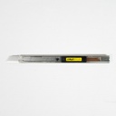 Cutter Knife 25Mm Auto Lock Stainless Steel, Ol-Svr-2,  Black/Yellow