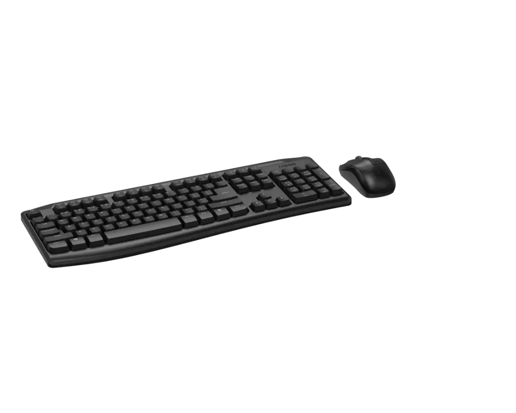 Rapoo X1800Pro Wireless Optical Mouse & Keyboard AR Black
