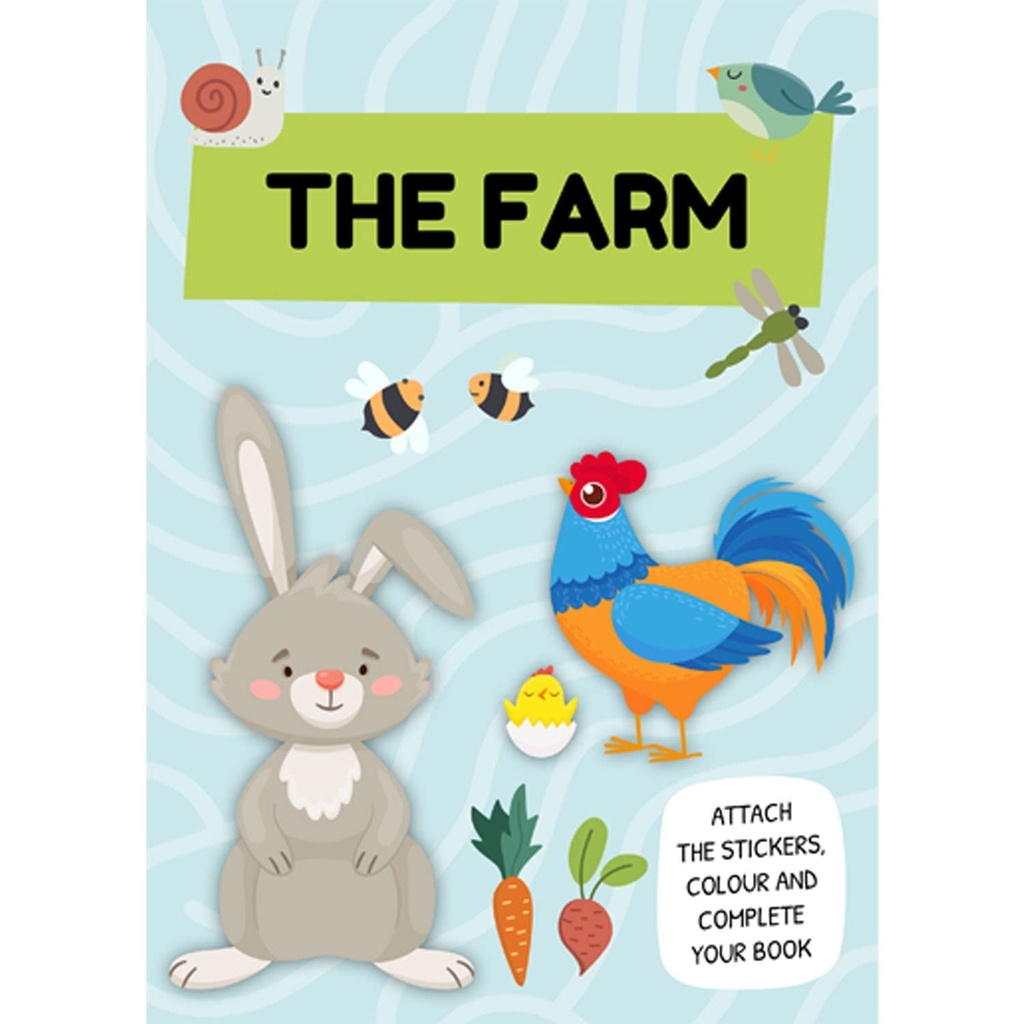 Valigetta Con Carte E Stickers - Happy Families. The Farm