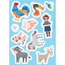 Valigetta Con Carte E Stickers - Happy Families. The Farm