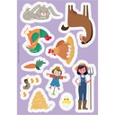 Valigetta Con Carte E Stickers - Happy Families. The Farm