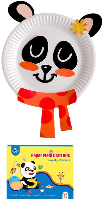 Pj019 Paper Plate Crafts Kits-My Lovely Animal 49701924