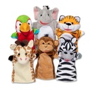 Md Safari Puppet Set (6 Pc) 46009118