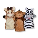 Md Safari Puppet Set (6 Pc) 46009118