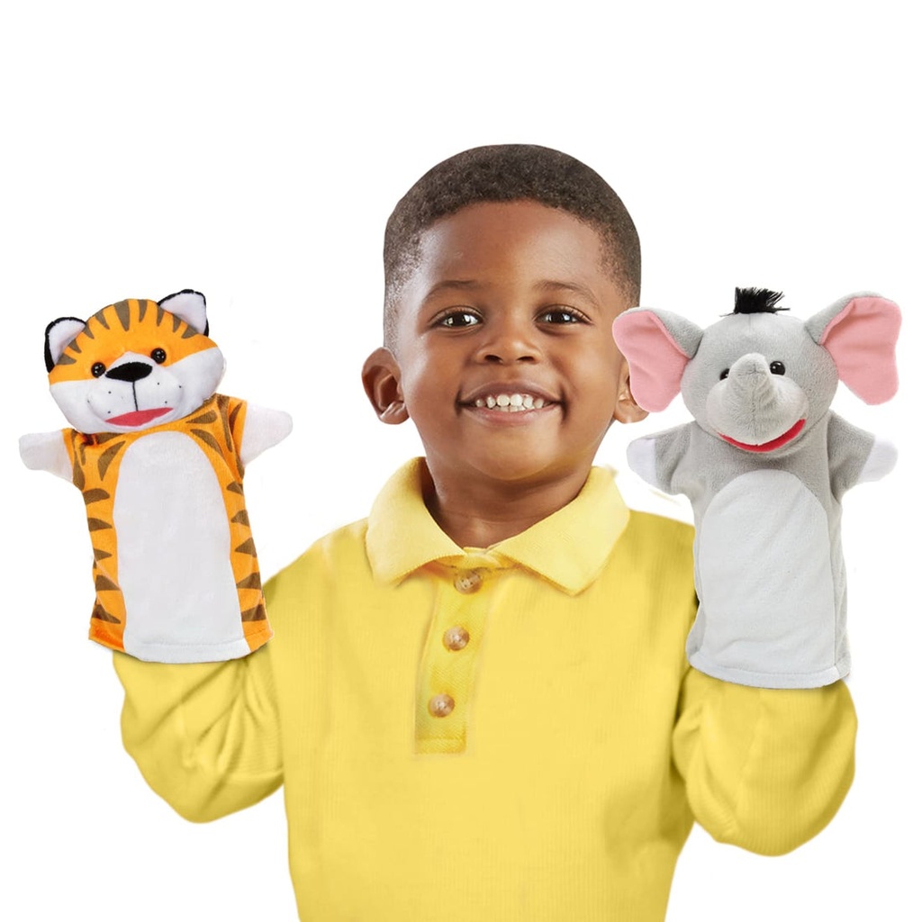 Md Safari Puppet Set (6 Pc) 46009118