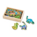Md Wooden Dinosaur Magnets 46000476