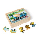 Melissa And Doug Construction Puzzles In A Box