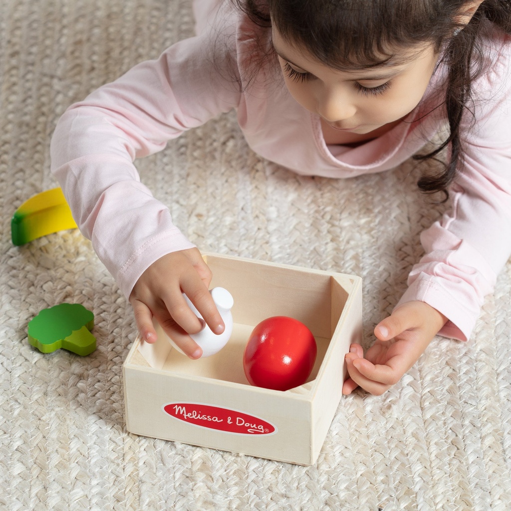 Melissa And Doug Wooden Food Groups Play Set - Produce