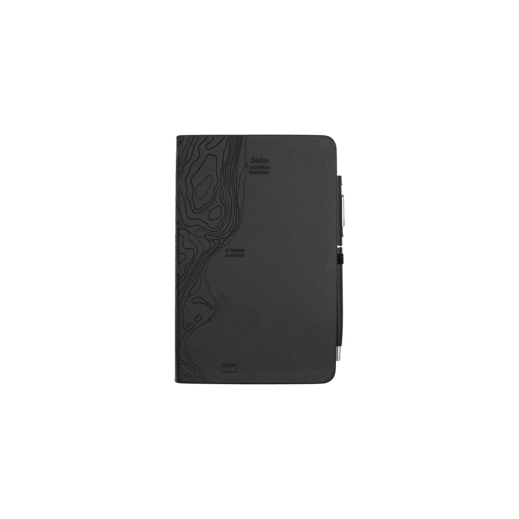 Exlporer Collection Black A6 notebook