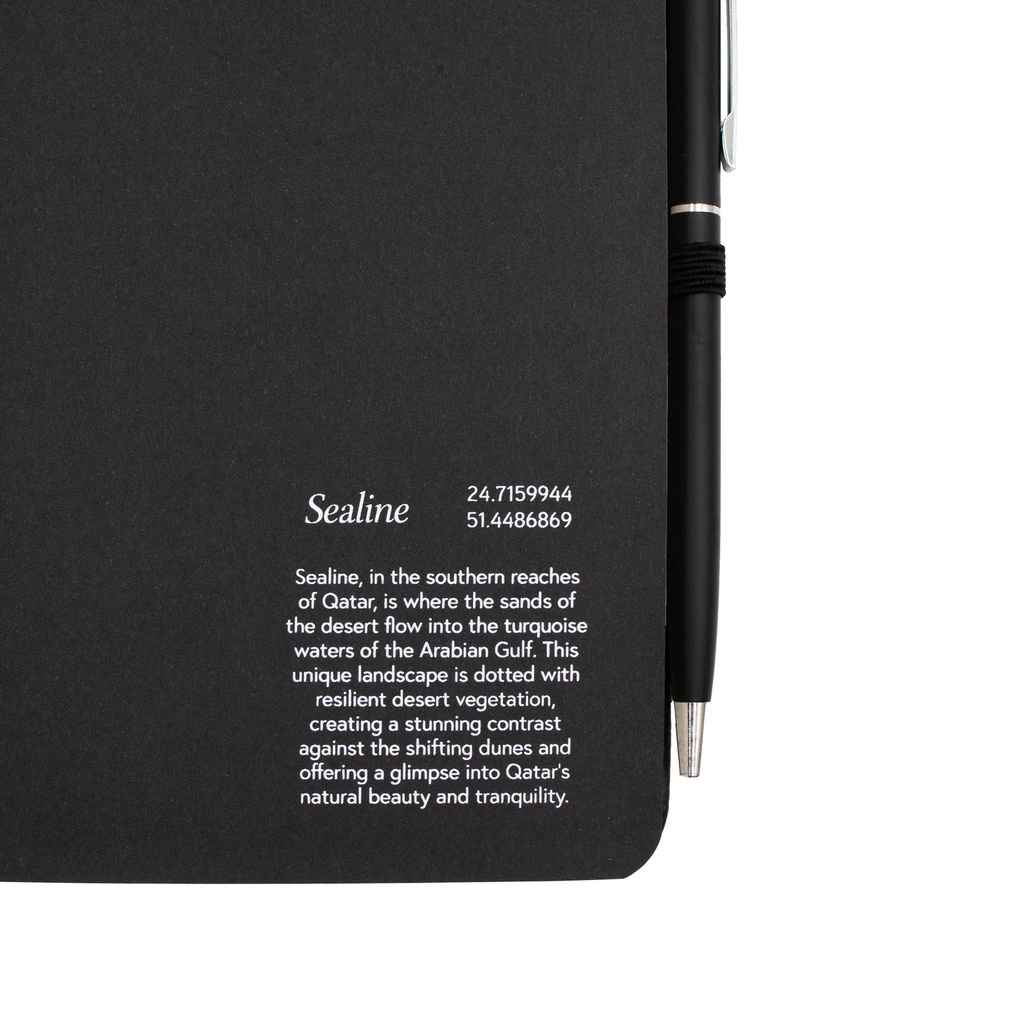 Exlporer Collection Black A6 notebook