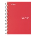 Five Star Wirebound Nb 2-Subject 80Sheets 19X13.9 Cm Assorted Cover Color