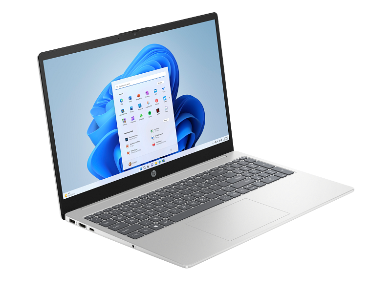 HP 15-fd0213ne Laptop, Intel Core i5-1334U, 16GB DDR4 RAM, 512GB SSD, 15.6-Inch FHD IPS, Intel Iris XE Graphics Card, Windows 11 Home, Natural Silver