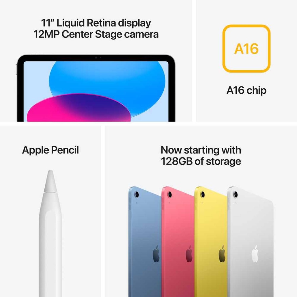 Apple iPad A16 11-Inch 2025 Wi-Fi 256GB - Blue