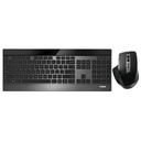 Rapoo 9900M Multi-mode Wireless Ultra-slim Keyboard & Mouse US Black