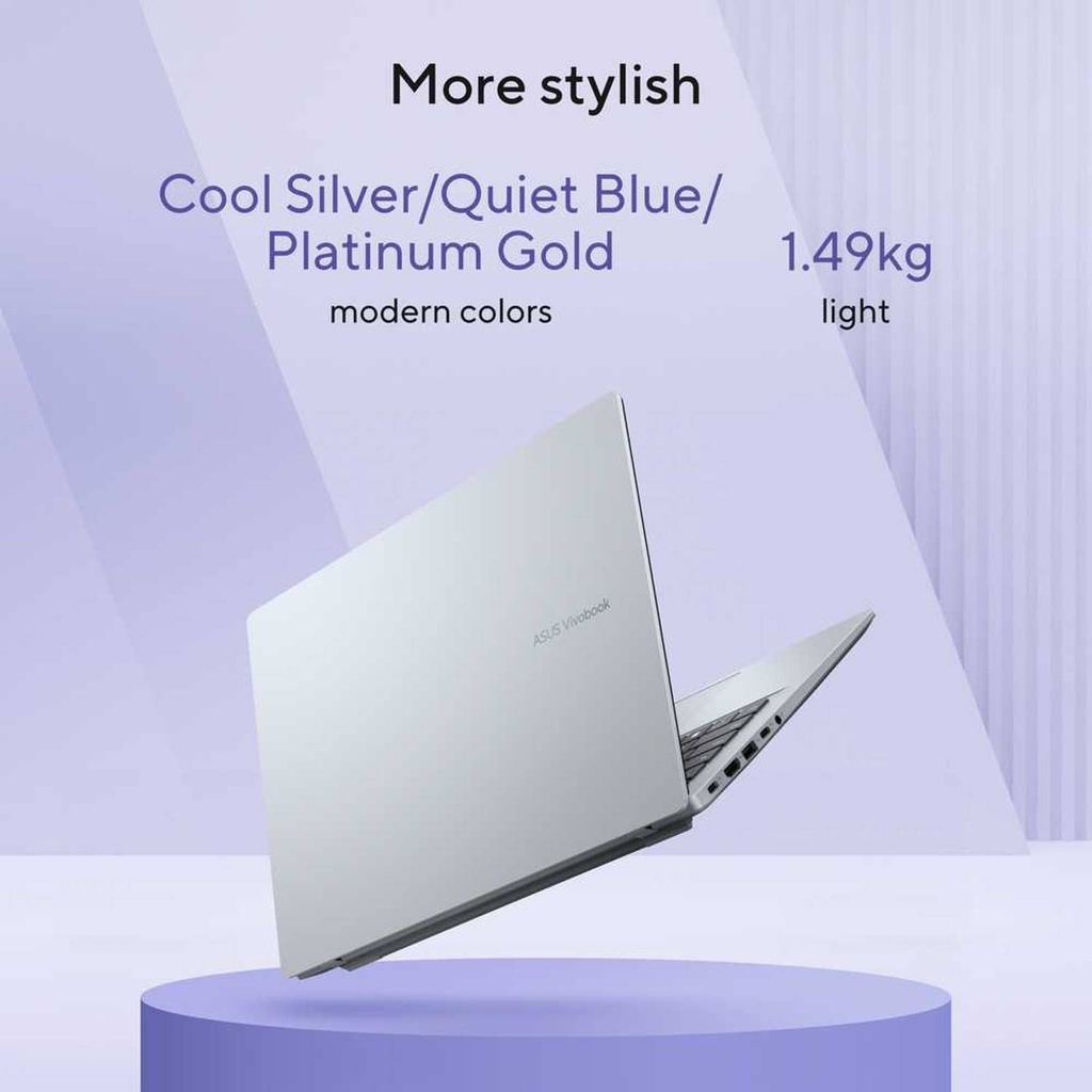 Asus Vivobook 14 X1407QA-LY046W, 14-inch WUXGA 1920x1200, Snapdragon X X126100 Purwa SE, 16GB RAM/1TB SSD, Windows 11 Home - Gold - SDL85S4CJ