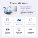 Asus Vivobook 14 X1407QA-LY046W, 14-inch WUXGA 1920x1200, Snapdragon X X126100 Purwa SE, 16GB RAM/1TB SSD, Windows 11 Home - Gold - SDL85S4CJ