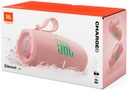 JBL Charge6 Pink Portable Waterproof And Drop-Proof Bluetooth Speaker With Powerbank