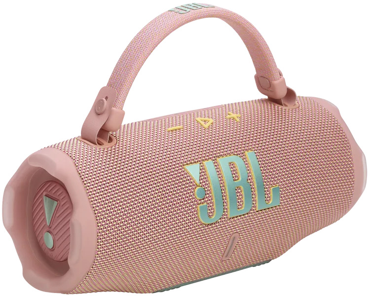 JBL Charge6 Pink Portable Waterproof And Drop-Proof Bluetooth Speaker With Powerbank