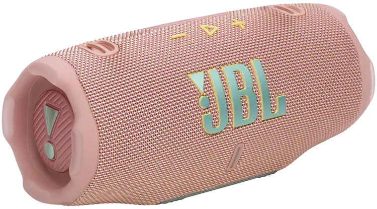 JBL Charge6 Pink Portable Waterproof And Drop-Proof Bluetooth Speaker With Powerbank