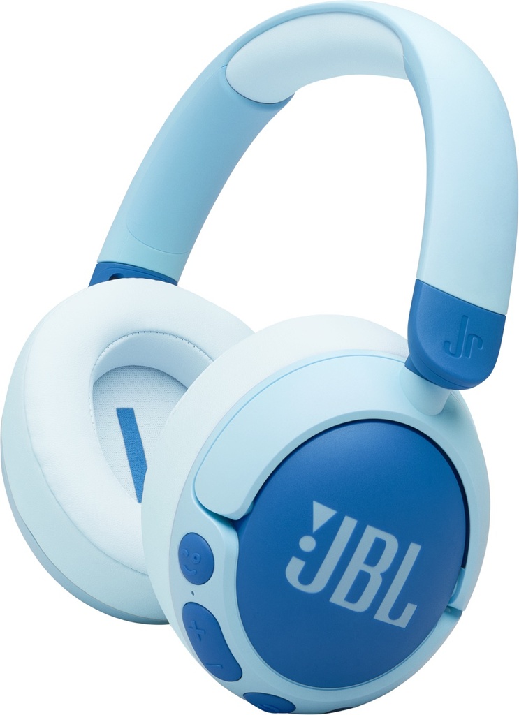 JBL Jr470Nc Blue Wireless Over-Ear Noise Cancelling Kids Headphones