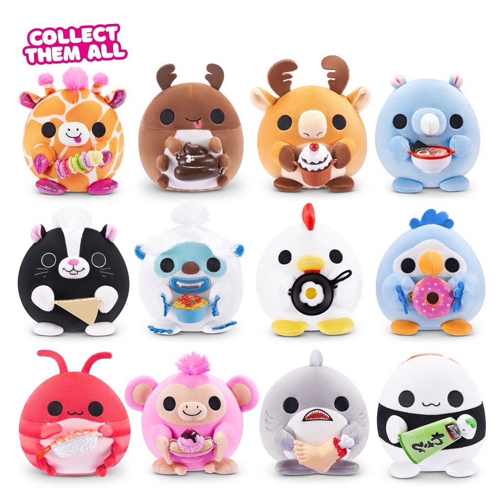 S001-Snackles-Core Non Licensed-Series 1-Capsule 5"-Capsule ,15Pcs/Gravity Pdq,30Pcs/2Pdq/Ctn
