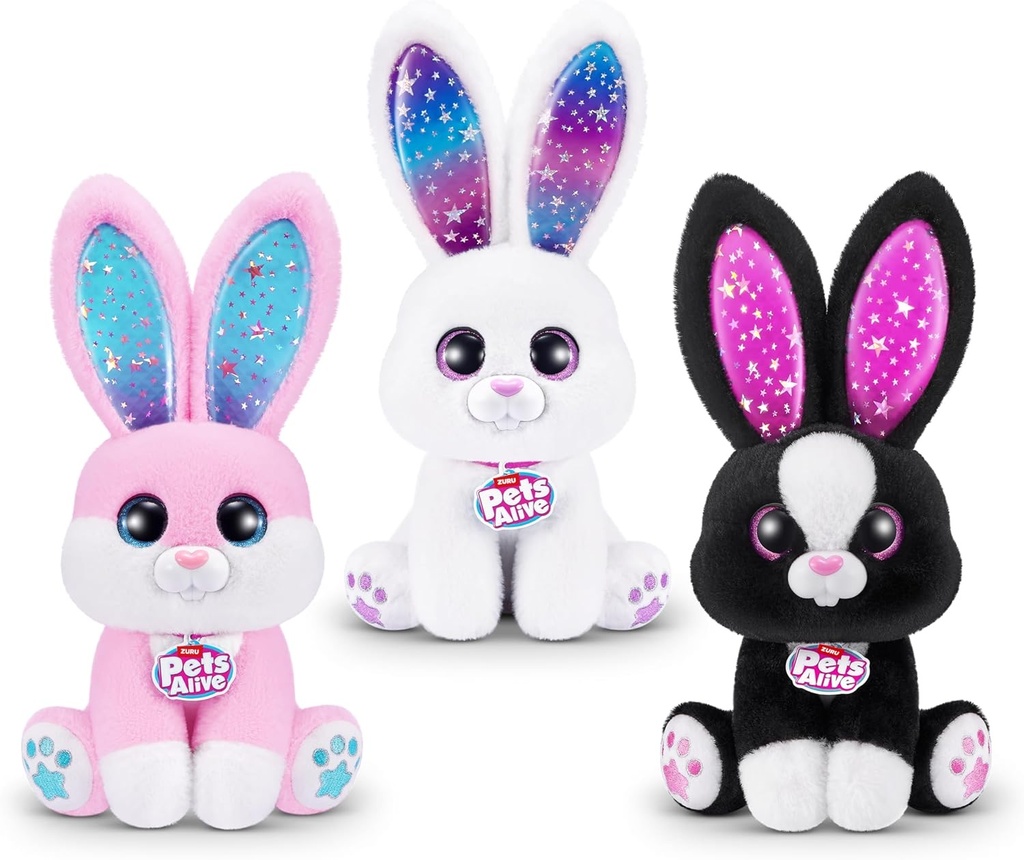 S002-Pets Alive - Magic Bunny Surprise - Series 1 - Robotic Bunny Pink Bunny-Shrink Wrap,4Pcs/Ctn