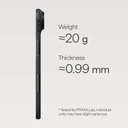 PITAKA ULTRA-SLIM CASE FOR IPHONE 17 AIR-BLACK/GREY