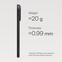 PITAKA ULTRA-SLIM CASE FOR IPHONE 17 PRO MAX-BLACK/GREY