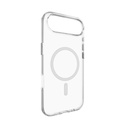 Mageasy Bright M Never Yellowing Protective Clear Case With Independent Metal Buttons For Iphone 17 Air-Transparent/White Ring