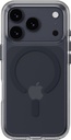Mageasy Bright M Never Yellowing Protective Clear Case With Independent Metal Buttons For Iphone 17 Pro-Transparent/Midnight Ring
