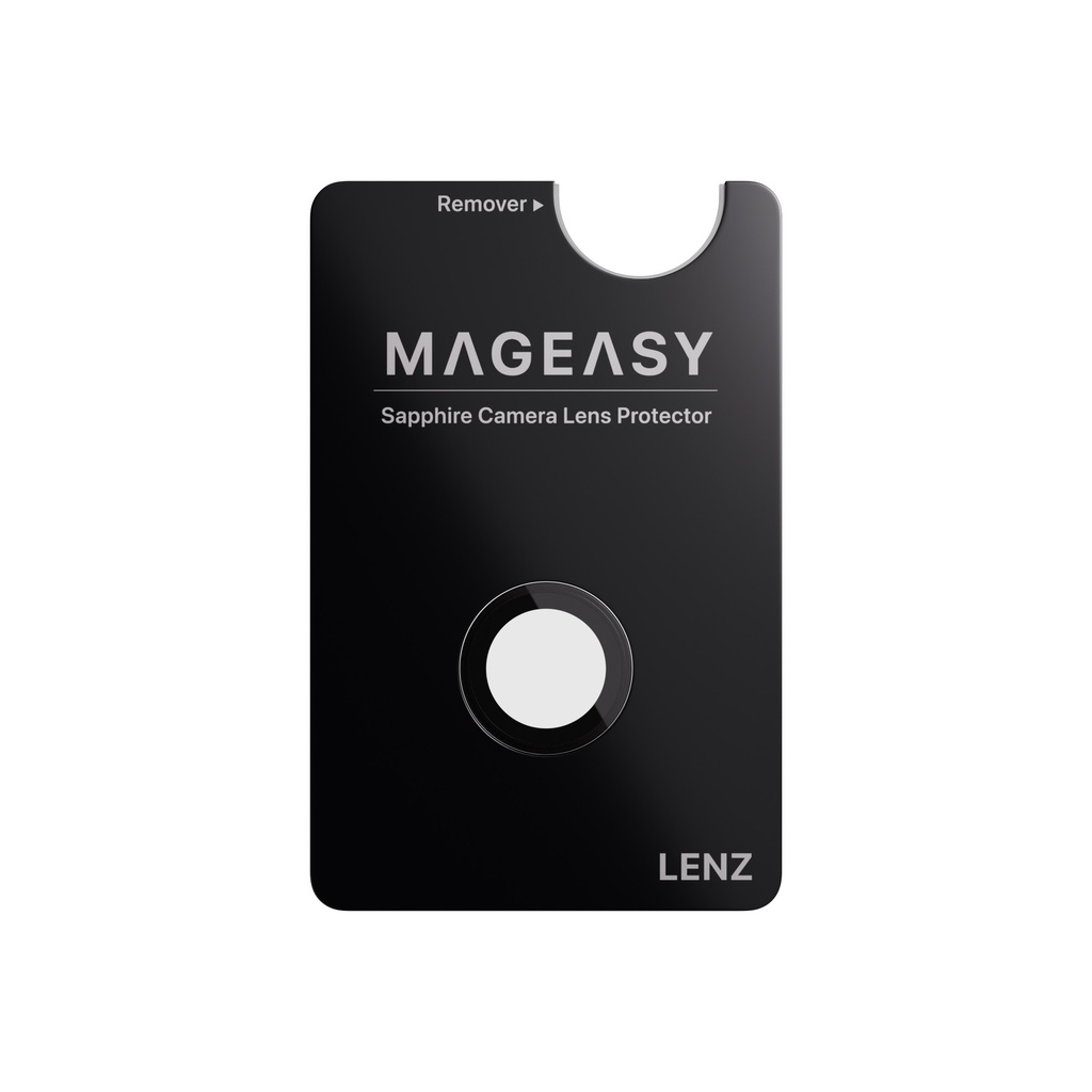 Mageasy Lenz Sapphire Camera Lens Protector For Iphone 17 Air-Black