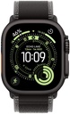 Apple Apple Watch Ultra 3 GPS + Cellular 49mm Black Titanium Case with Black/Charcoal Trail Loop - M/L