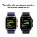 Apple Apple Watch Ultra 3 GPS + Cellular 49mm Black Titanium Case with Black/Charcoal Trail Loop - M/L