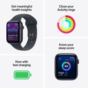 Apple Apple Watch SE 3 GPS 44mm Midnight Aluminium Case with Midnight Sport Band - S/M
