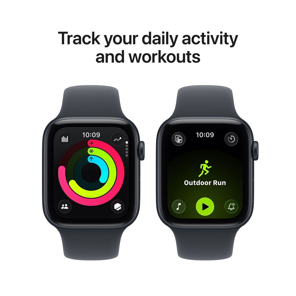 Apple Apple Watch SE 3 GPS 44mm Midnight Aluminium Case with Midnight Sport Band - S/M