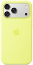 Apple iPhone 17 Pro Max Silicone Case with MagSafe – Neon Yellow