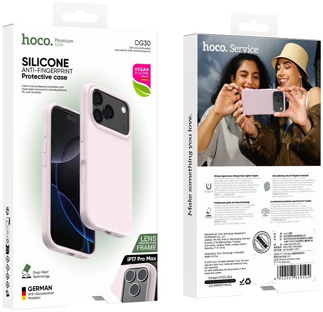 Hoco DG30 Silicone protective case iP17 Pro