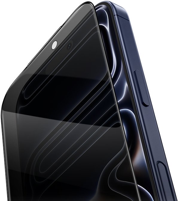 Hoco DG36 3D full screen 180°anti-spy tempered glass iP17 Pro