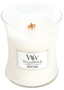 Woodwick Medium Hourglass White Teak