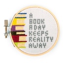 Books Mini Cross Stitch Embroidery